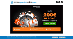 Desktop Screenshot of bonosapuestasonline.com